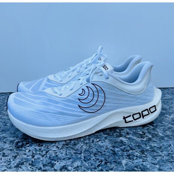 Topo Athletic Sneakers Cyclone 2 Running Shoes White Trail Foot Shape Men’s 12 main image 7
